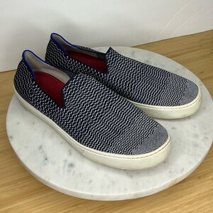 Rothy’s Size 12 Slip on Sneaker Maritime Gradient Stripe